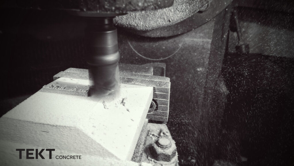 Proces produkcji kafli z betonu architektonicznego TEKT Concrete - MILKE