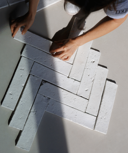 Nowa Cegła - płytka ceglana dekoracyjna - kolor biały