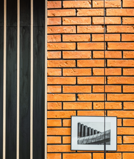 Nowa Cegła – płytka ceglana dekoracyjna - kolor pomarańczowy