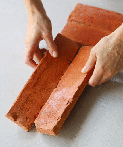 Stara Cegła - płytka ceglana dekoracyjna - kolor pomarańczowy